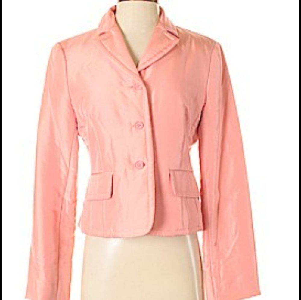 Bcbg maxazria Silk puffer down jacket Blazer large